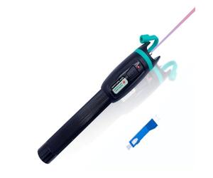 Elfcam® - Stylo Optique Universel FTTH VFL, Localisateur Visuel de Défauts, La Livraison avec L' Adaptateur SC Mâle 2,5mm à LC Femelle 1,25mm, Testeur de Câble Fibre Optique SC FC ST LC, 10mW /10KM