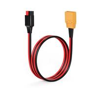 ELFCULB Câble Anderson vers XT90, 10AWG Anderson mâle vers XT90 mâle Rallonge pour générateur solaire RC (60 cm)