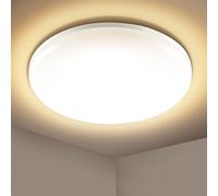 Elfeland 24W plafonnier plafonnier 3000K 2200LM lampe de salle de bain plafonds IP54 étanche lampe de salle de bain pour salle de bain salon Be