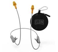 Elgin Ruckus Écouteurs Bluetooth sans fil avec micro antibruit | 25 dB NRR, batterie de 12 heures, IP65 résistant à la transpiration, conforme aux normes de sécurité auditive OSHA