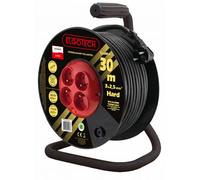 ELGOTECH Enrouleur de câble de rallonge 30M H05RR-F 3x2.5 4xGS Reliable 1 SZT