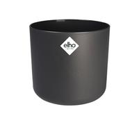 Elho 2054191 Brussels Douce Pot de Fleur Ronde Anthracite 18 x 18 x 20 cm