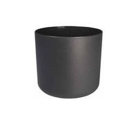 Elho 2054196 Brussels Douce Pot de Fleur Ronde Anthracite 22 x 22 x 20 cm