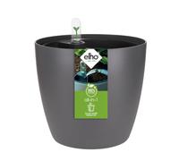 Elho All-In-1 Brussel Rond 18 avec Système D'Irrigation - Anthracite | Ø 18.3 x H 16.8 cm | Convient à une Utilisation Intérieure | Plastique 100% recyclé