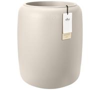 Elho Amber Beads Medium 40cm Pot de Fleur - Linen White | Ø 39.2 x H 47.6 cm | Convient à une Utilisation Extérieure | Plastique 100% recyclé