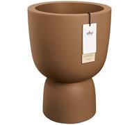 elho amber coupe 35cm pot de fleurs - Caramel | Ø 34.9 x H 49 cm | Convient à l’intérieur et à l’extérieur | Plastique 100 % recyclé