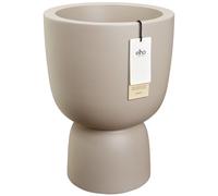 elho amber coupe 41cm pot de fleurs - Balanced Beige | Ø 41.3 x H 57.9 cm | Convient à l’intérieur et à l’extérieur | Plastique 100% recyclé