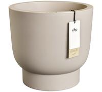 elho amber grail 47cm pot de fleurs - Balanced Beige | Ø 47 x H 45 cm | Adapté à l’intérieur et à l’extérieur | Plastique 100 % recyclé