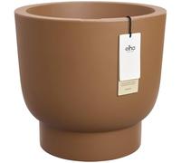 Elho Amber Grail 58cm Pot de Fleurs - Caramel | Ø 58 x H 55 cm | Convient à l’intérieur et à l’extérieur | Plastique 100 % recyclé