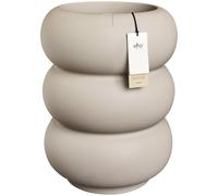 elho amber roll high 43cm pot de fleurs - Balanced Beige | Ø 43 x H 58 cm | Convient à l’intérieur et à l’extérieur | Plastique 100 % recyclé