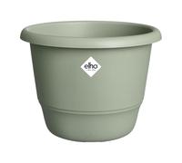 elho Amiga 55 Pot de Fleurs Rond pour l'intérieur et l'extérieur, 100% Plastique recy iamètre 55 x Hauteur 41,3 cm, Vert/Vert thym