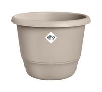 Elho Amiga Rond 40cm Pot de Fleur - Mushroom Beige