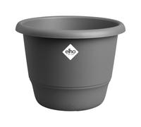 Elho Amiga Rond 47cm Pot de Fleur - Anthracite | Ø 47 x H 35.3 cm | Convient à une Utilisation Extérieure | Plastique 100% recyclé