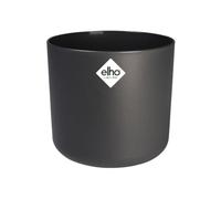 Elho B.for Soft Rond 22cm Pot de Fleur - Anthracite | Ø 22.3 x H 20.4 cm | Convient à une Utilisation Intérieure | Plastique 100% recyclé