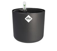 Elho B.for Soft Rond avec Système D'Irrigation - 100% Recycled Plastic - Plant Pots Indoor - Ø 22 cm - Noir/Anthracite