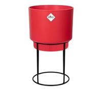 Elho B.for Studio Rond 22cm Pot de Fleur - Rouge Brilliant | Ø 22 x H 38.2 cm | Convient à une Utilisation Intérieure
