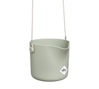 Elho B.for Swing 18 - Pot De Fleurs pour Intérieur - Plastique 100% recyclé - Ø 18.0 x H 16.5 cm - Vert/Stone Green