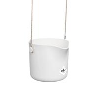 Pot De Fleurs Rond B.For - Plastique - Ø18 - Blanc Blanc