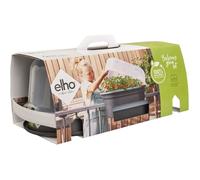Elho Set de culture Balconnière GB Bac potager 55 x 28,5 x 25 cm Noir 100% recyclable