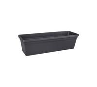 Elho Green Basics Balconnière 50 - Planteur pour Balcon & Extérieur - Ø 48.8 x H 14.0 cm - Noir/Living Noir