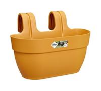 ELHO Balconnière Vibia Campana Easy Hanger Medium - L 24.1 x W 36 x H 26.5 cm - Jaune miel - Avec réserve d'eau