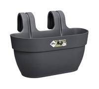 ELHO Balconnière Vibia Campana Easy Hanger Medium - L 24.1 x W 36 x H 26.5 cm - Noir - Avec réserve d'eau
