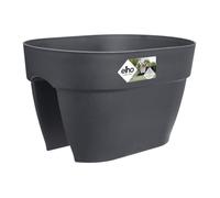 Elho – Balconnière Vibia Campana Flower Bridge 40 – Ø 39 × H 22 cm – Anthracite