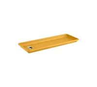Elho Barcelona Balconnière Soucoupe 40 - Soucoupe pour Balcon & Extérieur - Ø 34.6 x H 2.8 cm - Jaune/Jaune Miel