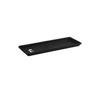 Elho Barcelona Balconnière Soucoupe 40 - Soucoupe pour Balcon & Extérieur - Ø 34.6 x H 2.8 cm - Noir/Living Noir
