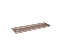 Elho Barcelona XL Soucoupe 60 - Soucoupe pour Balcon & Extérieur - Ø 54.5 x H 3.6 cm - Marron/Taupe