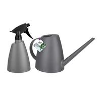 Elho Brussels Arrosoir et Pulvérisateur - Set avec Arrosoir et Vaporisateur pour Intérieur - Noir/Anthracite