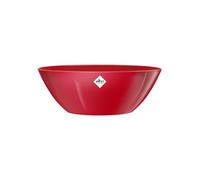 Elho Brussels Diamond Ovale 36 - Pot De Fleurs pour Intérieur - Ø 35.5 x H 13.0 cm - Rouge/Lovely Rouge