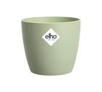 Elho Brussels Rond 14cm Pot de Fleurs - Sorbet Green | Ø 13.5 x H 12.6 cm | Adapté à l’intérieur | Plastique 100 % recyclé