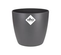 Elho Brussels Rond Mini 10,5 - Pot De Fleurs - Anthracite - Intérieur - Ø 11 x H 9.7 cm