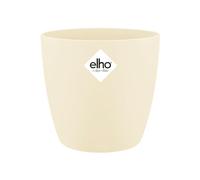 Elho Brussels Rond Mini 9.5 - Pot De Fleurs pour Intérieur - Ø 10.0 x H 8.9 cm - Beige/Ivoire