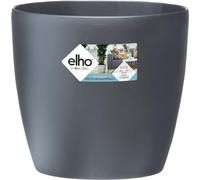 Elho Brussels Rund 18 - Pot de fleurs - Anthracite - Intérieur - Ø 18.3 x H 16.8 cm