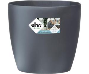 Elho Brussels Rund 18 - Pot de fleurs - Anthracite - Intérieur - Ø 18.3 x H 16.8 cm