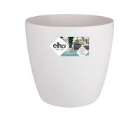 Elho Brussels Rund 18 - Pot de fleurs - Living Noir - Intérieur - Ø 18.3 x H 16.8 cm