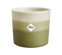 Elho Colour Gradient Rond 18cm Pot de Fleur - Vert Bambou | Ø 18.2 x H 16.8 cm | Convient à une Utilisation Intérieure | Plastique 100% recyclé
