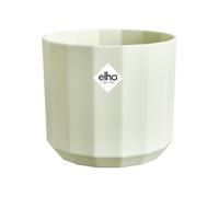 Elho Facet Rond 26cm Pot de Fleur - Tea Green | Ø 25.9 x H 23.3 cm | Convient à une Utilisation Intérieure | Plastique 100% recyclé