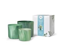 Elho Gift Ocean Collection 14,16,18 Pot de Fleur - Vert Pacifique