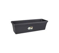 Elho Green Basics Balconnière 50cm - Living Noir | L 16.5 x W 48.8 x H 14 cm | Convient à une Utilisation Extérieure
