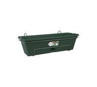 Elho Green Basics Balconnière Allin 1 50cm - Leaf Green | L 25.5 x W 49 x H 16.5 cm | Soucoupe Intégrée | Convient à une Utilisation Extérieure