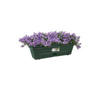 Elho Green Basics Balconnière Allin1 70 - Planteur pour Balcon & Extérieur - Ø 68.5 x H 16.5 cm - Vert/Leaf Green