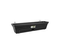 Elho Green Basics Balconnière Allin 1 70cm - Living Noir | L 26 x W 68.5 x H 16.5 cm | Convient à une Utilisation Extérieure