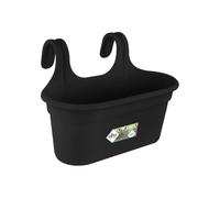 Elho Green Basics Facile À Accrocher Large Jardinière - Living Noir