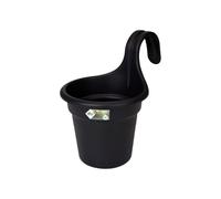 Elho Green Basics Facile À Accrocher Small Balconnière - Living Noir | L 18 x W 26.5 x H 25.5 cm | Convient à une Utilisation Extérieure