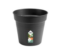 Elho Green Basics Pot de Culture 17 - Pot De Fleurs pour Intérieur, Extérieur, Culture & Récolte - Ø 17.0 x H 15.8 cm - Noir/Living Noir