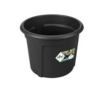 Elho Green Basics Pot De Pommes De Terre 33cm Pot de Fleur - Living Noir | Ø 32.3 x H 25.7 cm | Convient à une Utilisation Extérieure | Plastique 100% recyclé