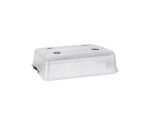 Elho Green Basics Serre De Culture XXL 75 - Accessoires pour Extérieur & Récolte - Ø 74.8 x H 22.3 cm - Transparent/Transparent